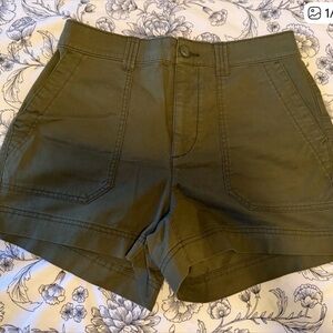 Old Navy Olive Green Highrise OG Chino Shorts